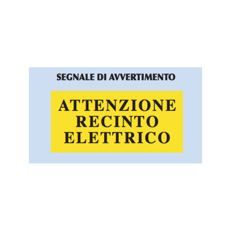Segnale di Avvertimento Recinto Elettrico 10 pz.