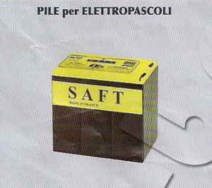 Recinti Elettrici Sabart Pila per Elettropascoli  - 13.000 ore 9 V 130 Ah - Modello Turbo